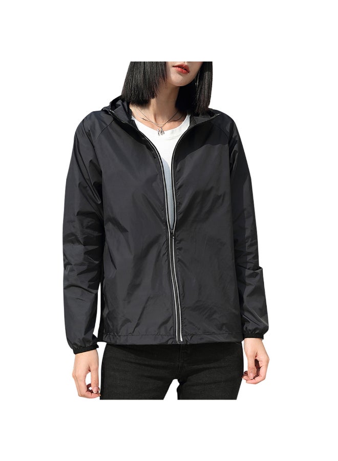 UV Sunshine Waterproof Coat Black - Image 1