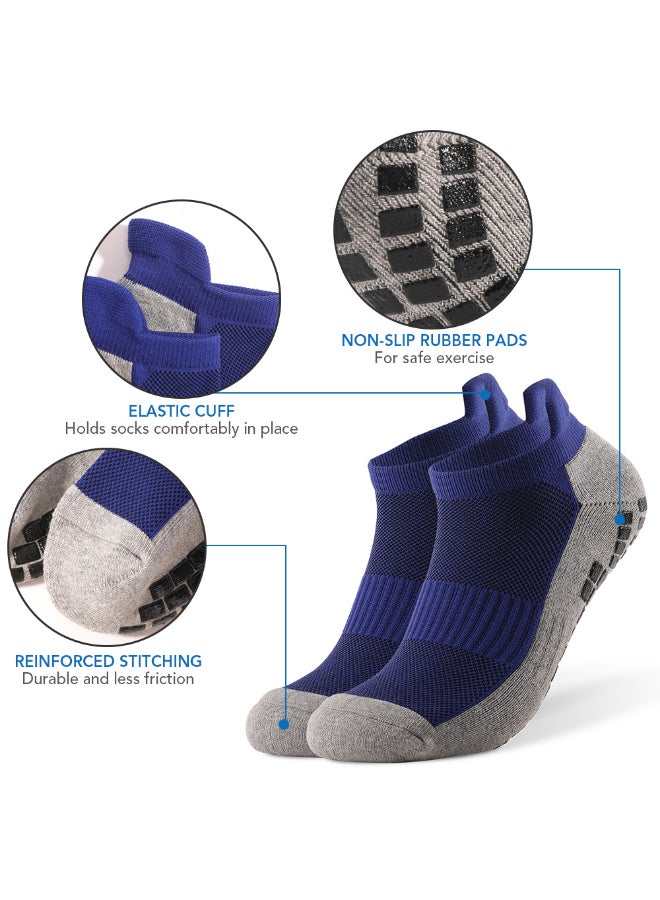 Anti-Skid Soccer Socks Sports Blue/Grey  - Image 2