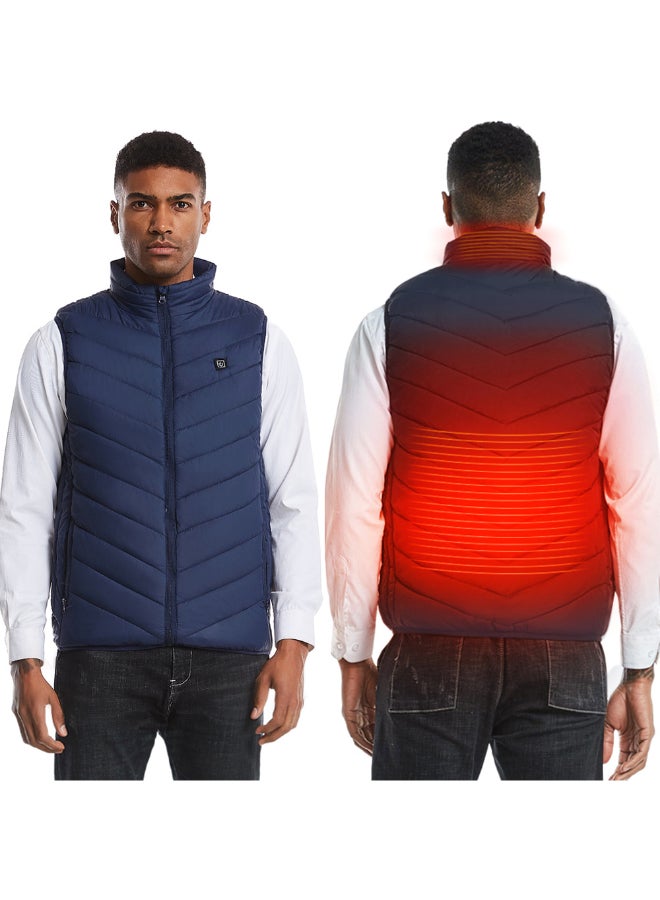 Generic - USB Powered Operated 3 Levels Heating Vest Blue - Image 1