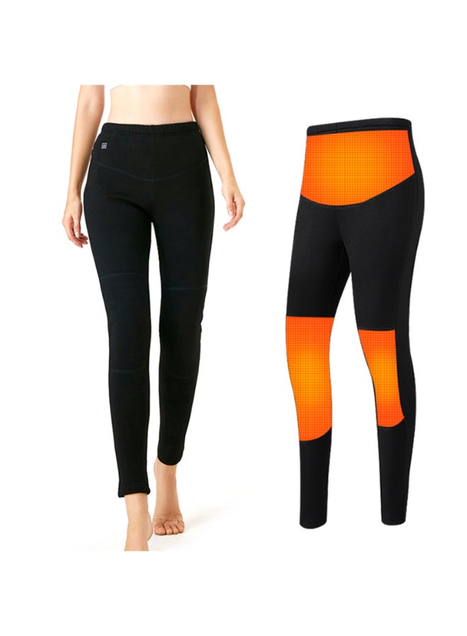 USB Charging Electric Thermal Heating Pants Black  - Image 1