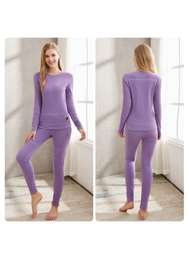 USB Charging Electric Thermal Heating Pants Purple  - Image 3