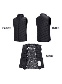 Generic Thermal Usb Powered Operated Hiking Adjustable Waistcoat Black  - Image 2