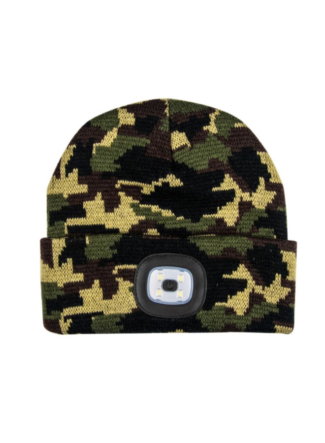 LED Light Warm Beanie Hat Multicolour