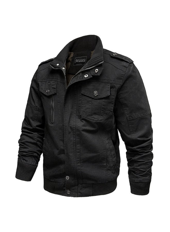 Pack Of 3 Stylish Military Jacket Black  - Image 4