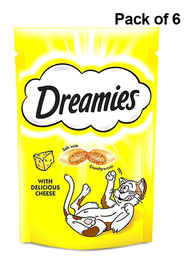 Dreamies - Cheese Cat Treats Pouch 60g Pack of 6 - Image 1