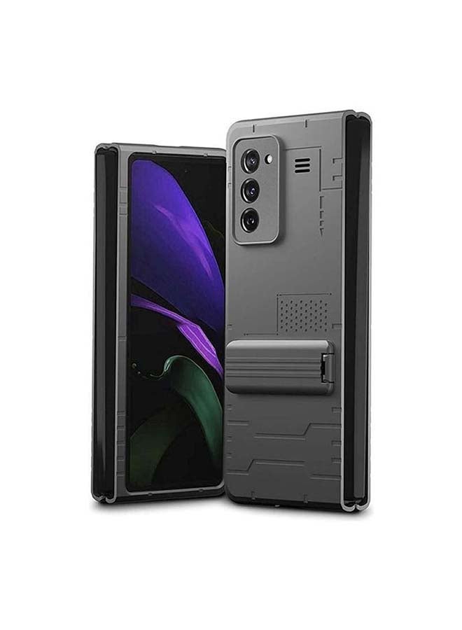 Intag Shock Proof And Foldable Hard Camera Protection Cover For Samsung Galaxy Z Fold 2 Black - Image 1