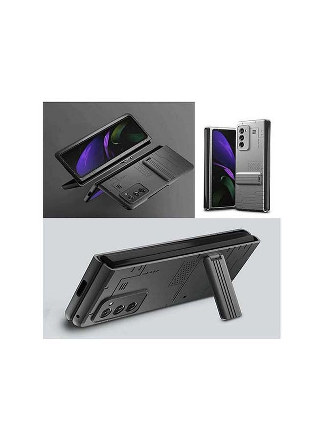 Intag Shock Proof And Foldable Hard Camera Protection Cover For Samsung Galaxy Z Fold 2 Black - Image 2