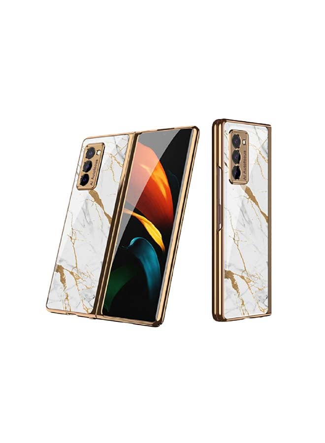 Intag Shockproof Phone Glass Case For Samsung Galaxy Z Fold 2 White - Image 1