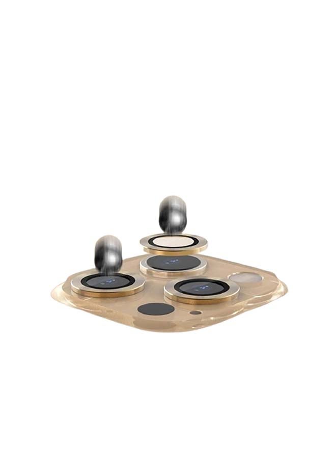 إنتاج لاصقة حماية لعدسة الكاميرا من الزجاج لهاتف آيفون 12 برو/ برو ماكس ذهبي - Image 2