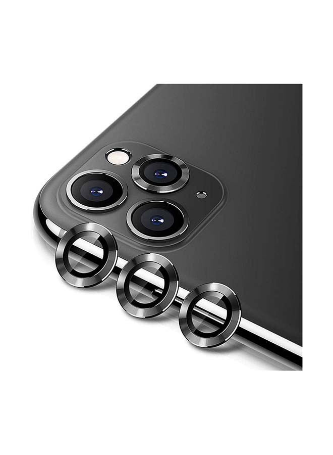 إنتاج لاصق حماية لعدسة الكاميرا من الزجاج لهاتف آيفون 12 برو/ برو ماكس أسود - Image 1