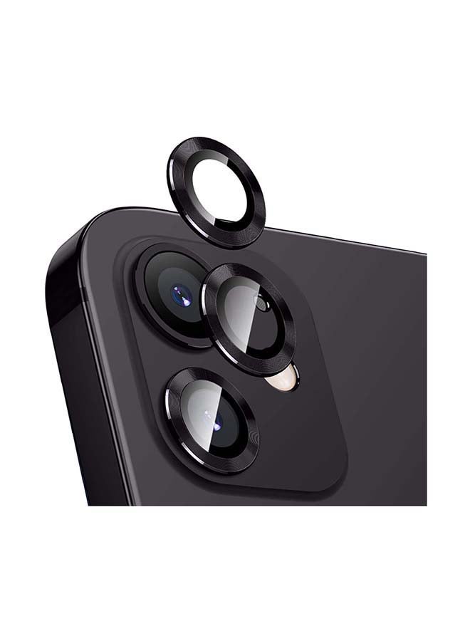 إنتاج لاصقة حماية لعدسة الكاميرا من الزجاج لهاتف آيفون 12 أسود - Image 1