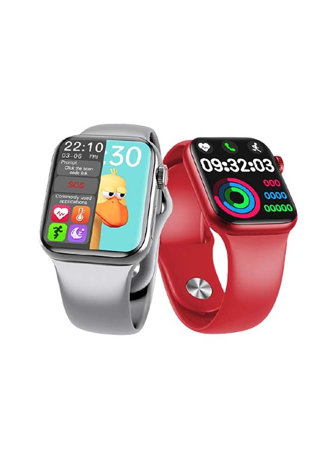 إنتاج ساعة يد ذكية HW12 بشاشة كاملة تعمل بالبلوتوث والمكالمات والموسيقى وتعمل بنظام أندرويد وiOS رمادي - Image 2