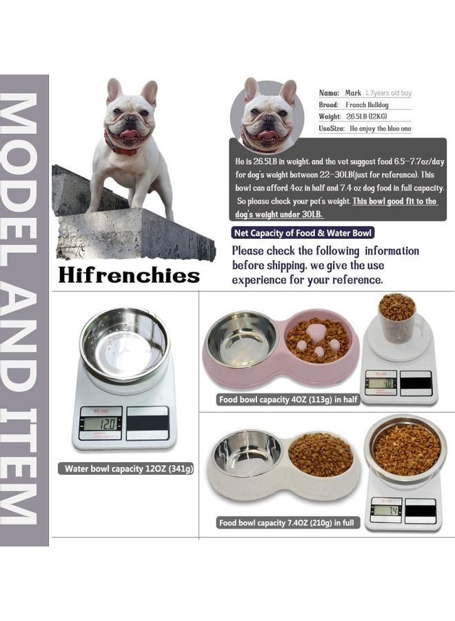 XiuWoo Anti-Slip Pet Slow Feeder Pink/Silver 31x17cm - Image 3