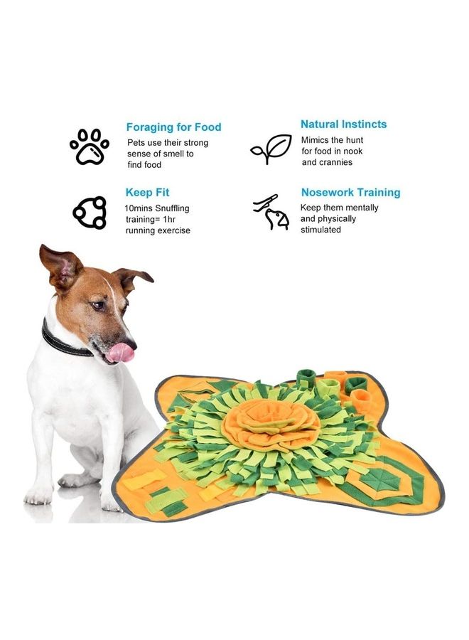 XiuWoo Pet Snuffle Feeding Mat Multicolour 70 x 70cm - Image 2