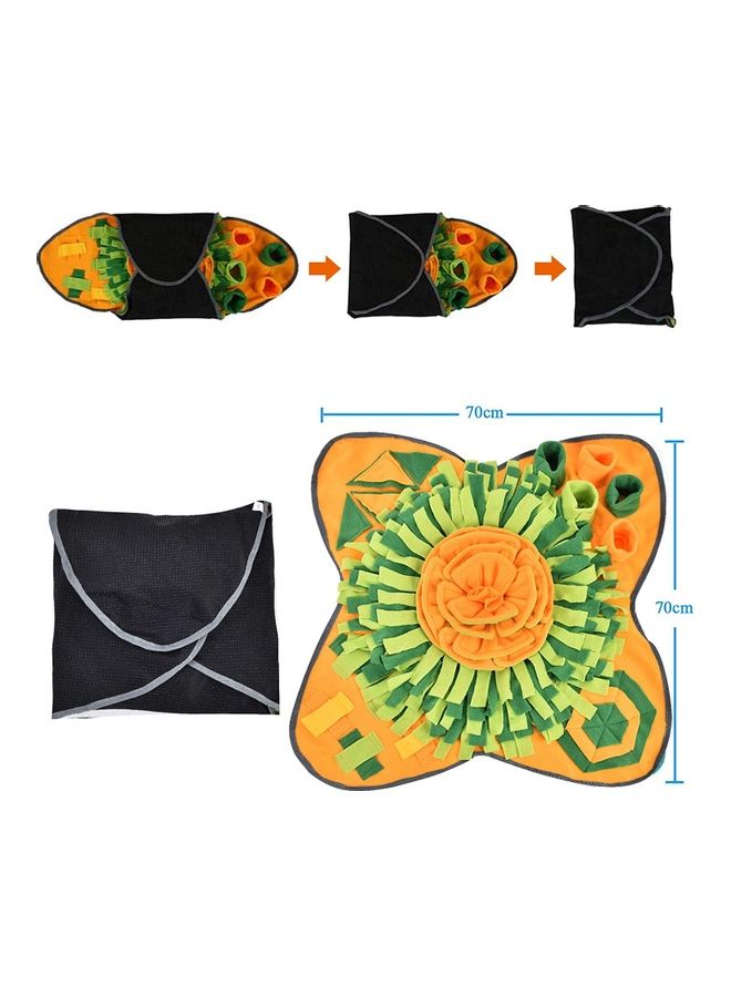 XiuWoo Pet Snuffle Feeding Mat Multicolour 70 x 70cm - Image 5