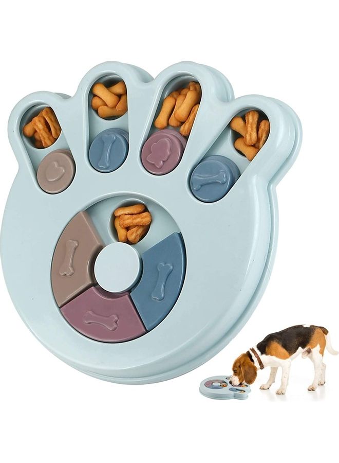 XiuWoo Pet Slow Feeder Bowl Multicolour 9.5x1.1inch - Image 1
