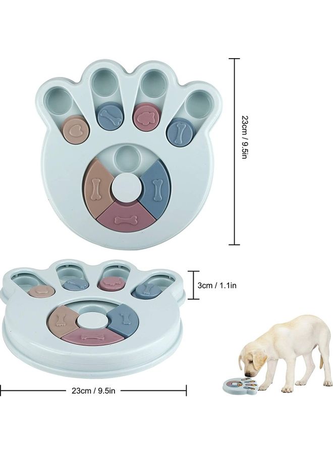 XiuWoo Pet Slow Feeder Bowl Multicolour 9.5x1.1inch - Image 2