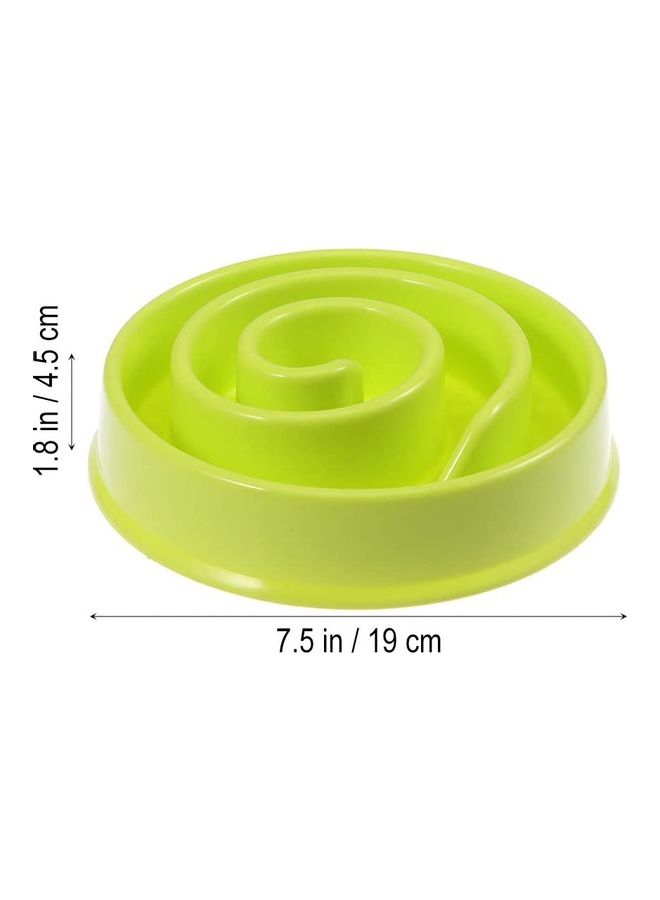 XiuWoo Anti-Slip Pet Slow Feeder Green 19x4.5cm - Image 2