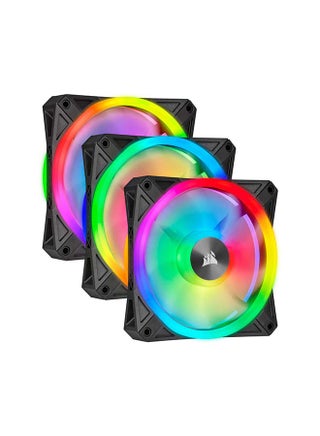 QL Series, QL120 RGB, 120mm RGB LED Fan, Triple Pack with Lighting Node Core - v1616400944/N45430361A_1