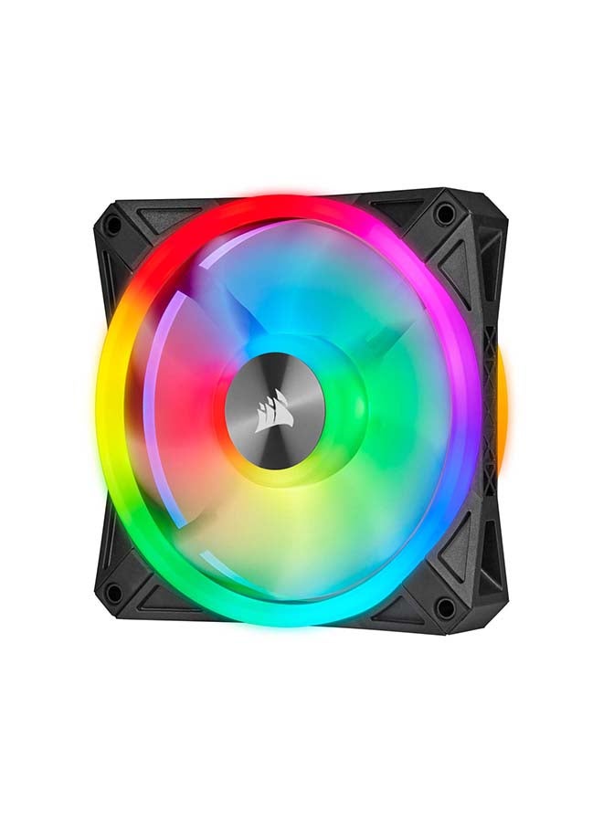 كورسير سلسلة QL، QL 120 متعددة الألوان RGB، مروحة LED 120 مم متعددة الألوان RGB، عبوة ثلاثية مع كور عقدة الإضاءة  - Image 3