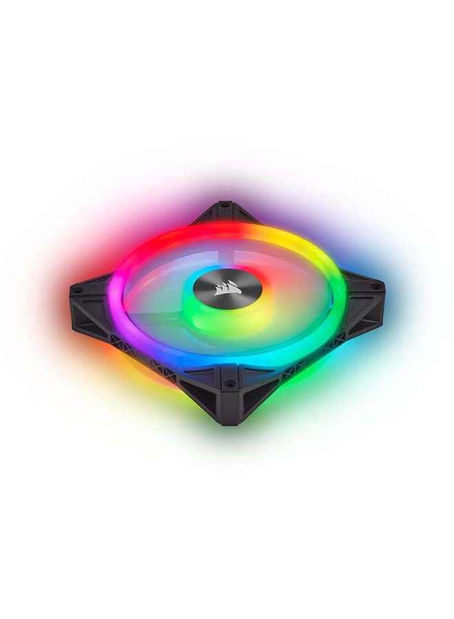 كورسير سلسلة QL، QL 120 متعددة الألوان RGB، مروحة LED 120 مم متعددة الألوان RGB، عبوة ثلاثية مع كور عقدة الإضاءة  - Image 2