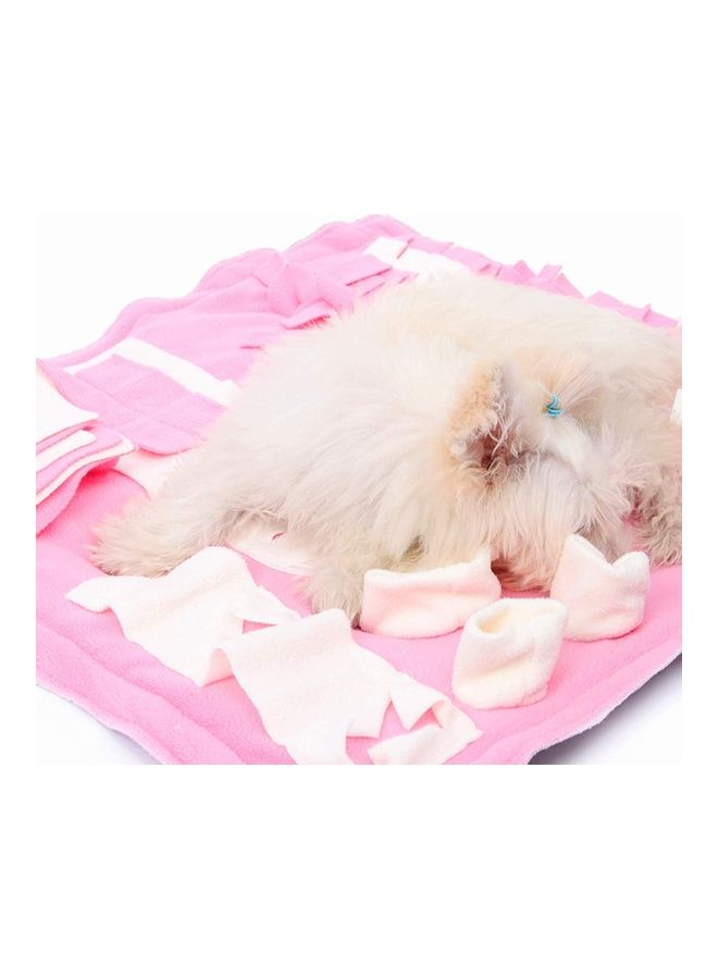 شو وو بساط لتدريب حاسة الشم لدى الحيوانات الأليفة بتصميم مستوحى من ألعاب تحفيز العقل وردي/رمادي - Image 5