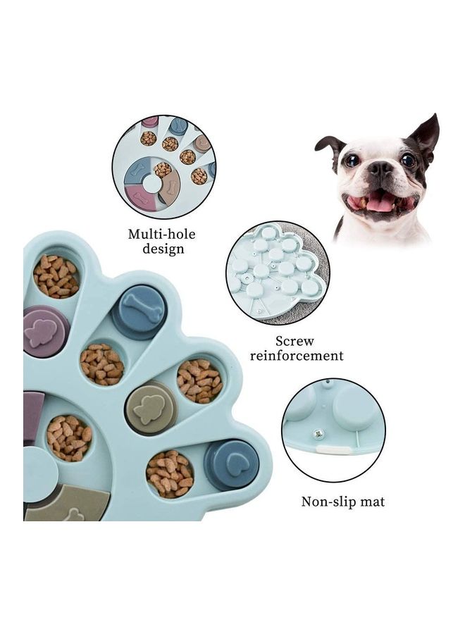 XiuWoo Pet Slow Feeder Bowl Multicolour 9x1.26inch - Image 3