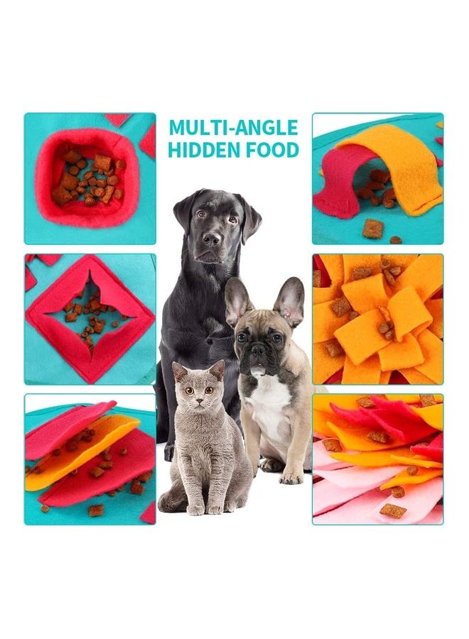 XiuWoo - Pet Brain Games Snuffle Mat Multicolour 71 x 71cm - Image 1