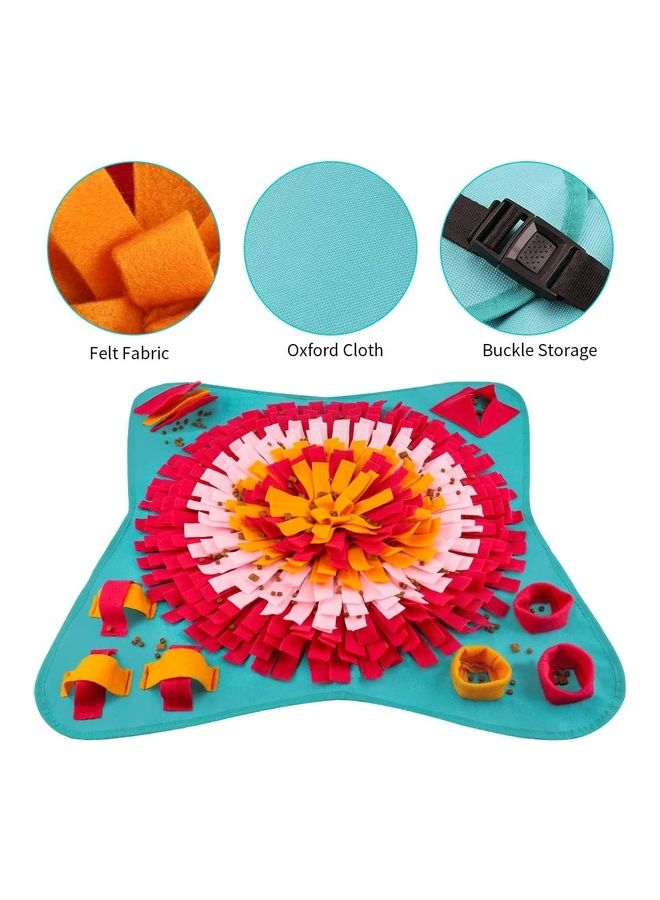 XiuWoo - Pet Brain Games Snuffle Mat Multicolour 71 x 71cm - Image 1