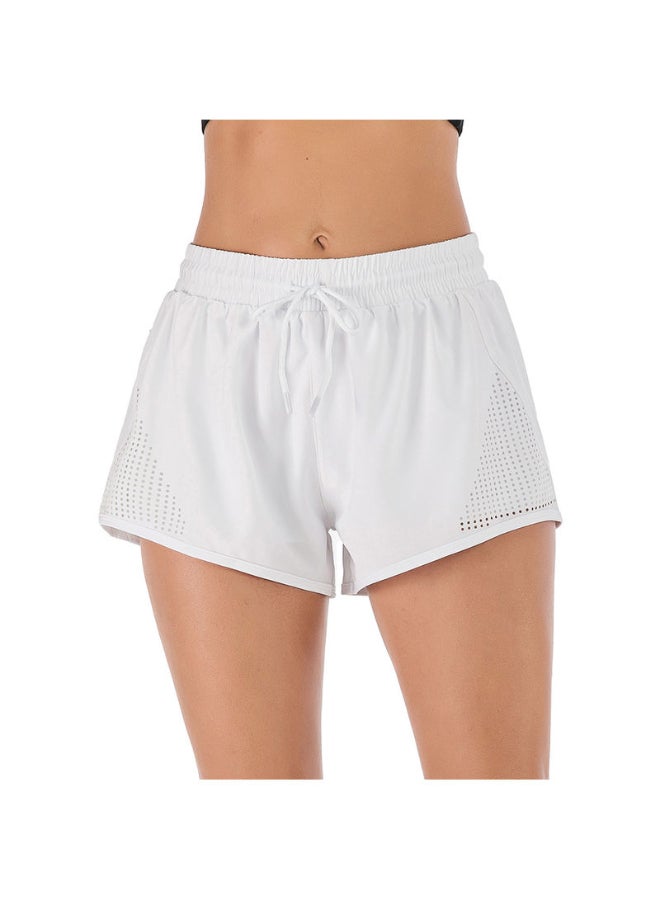 Quick Dry Sport Shorts White - Image 1