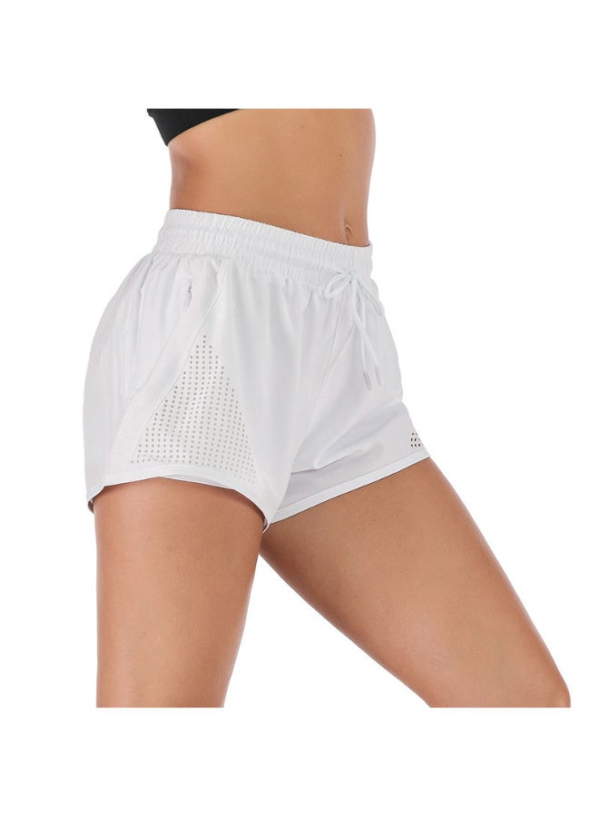 Quick Dry Sport Shorts White - Image 2