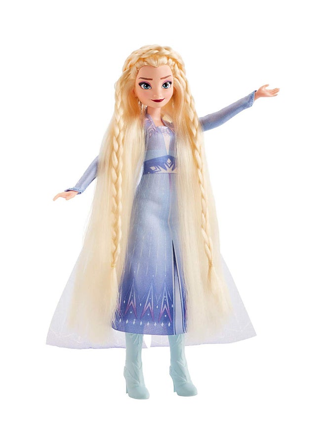 Disney - 3-Piece Frozen 2 Hair Play Doll Elsa 6.66x22.86x35.56cm - Image 1