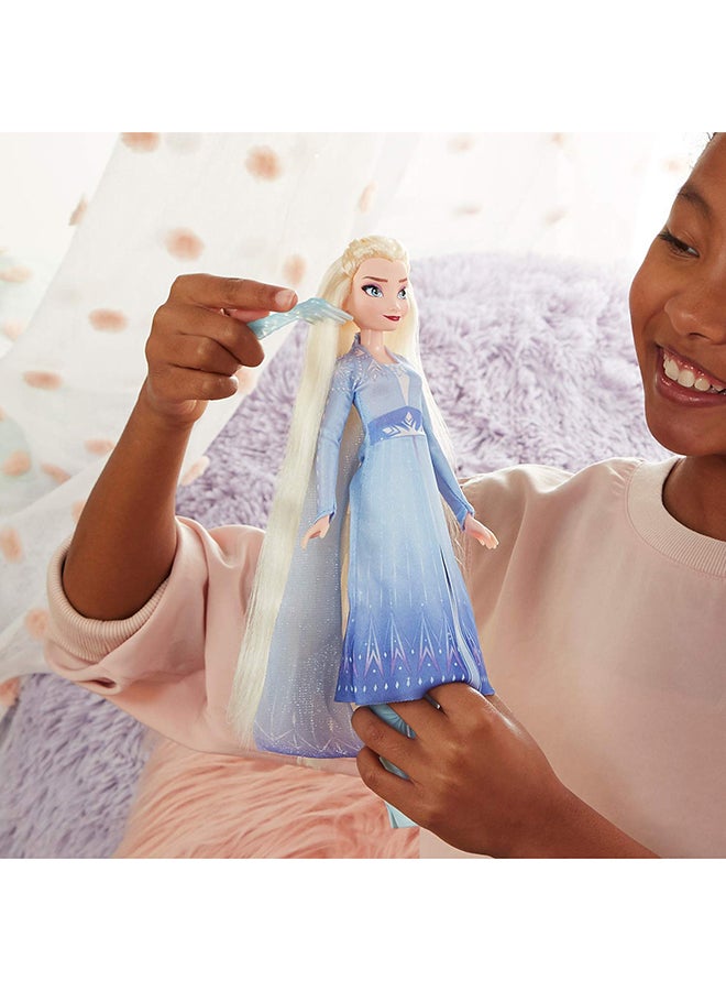 Disney - 3-Piece Frozen 2 Hair Play Doll Elsa 6.66x22.86x35.56cm - Image 1