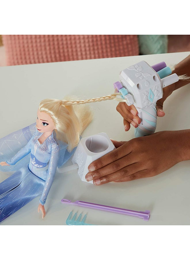 Disney - 3-Piece Frozen 2 Hair Play Doll Elsa 6.66x22.86x35.56cm - Image 1