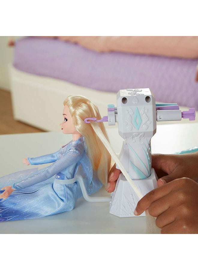 Disney - 3-Piece Frozen 2 Hair Play Doll Elsa 6.66x22.86x35.56cm - Image 1