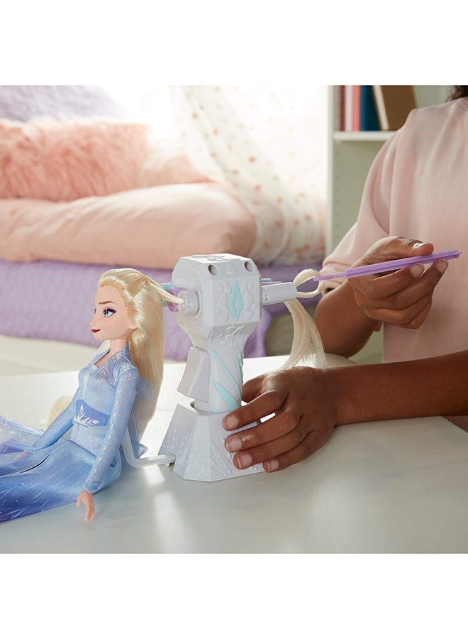 Disney - 3-Piece Frozen 2 Hair Play Doll Elsa 6.66x22.86x35.56cm - Image 1