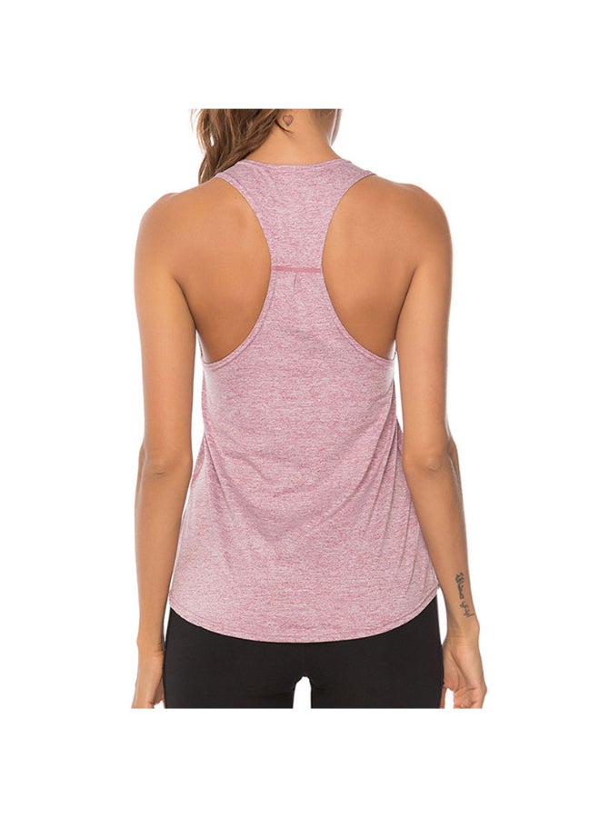 Quick Dry Sports Tank Tops Pink - Image 2