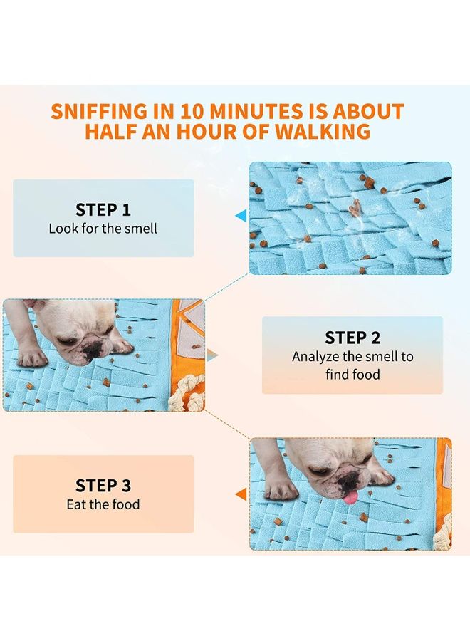 شو وو بساط لإطعام الحيوانات الأليفة متعدد الألوان 50 x 70سم - Image 3