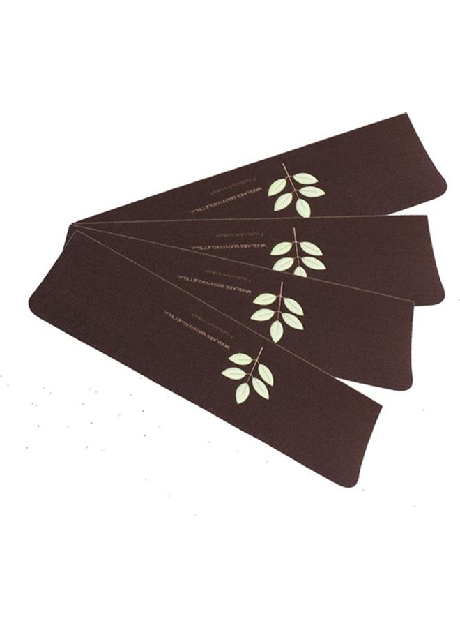 Luminous Non-Slip Stair Mat Coffee Clover 70x22x4.5cm  - Image 2