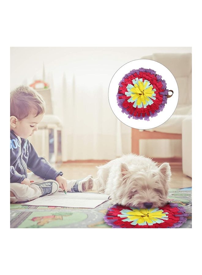 Pet Snuffle Feeding Training Mat Multicolour