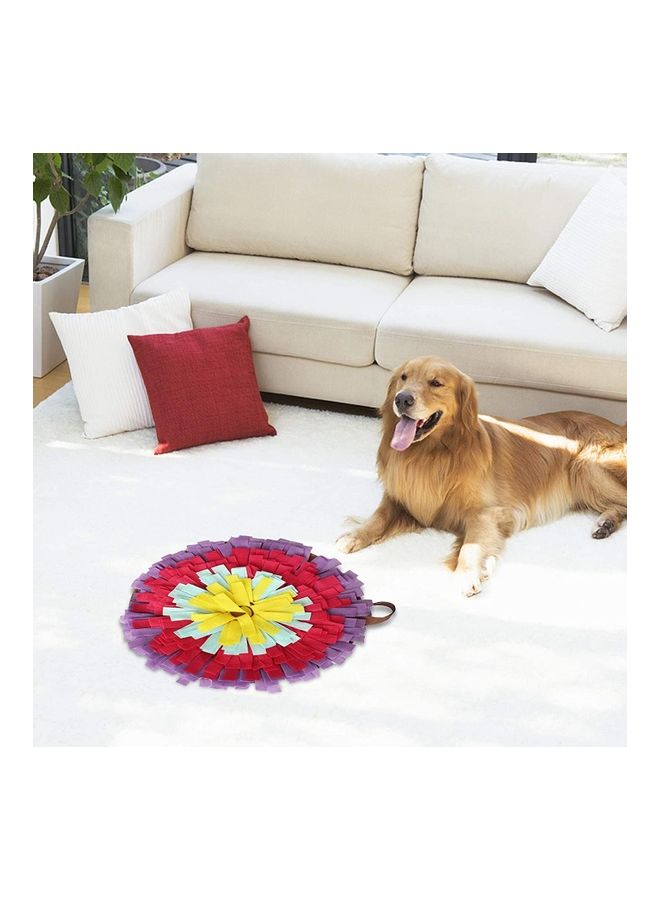 Pet Snuffle Feeding Training Mat Multicolour