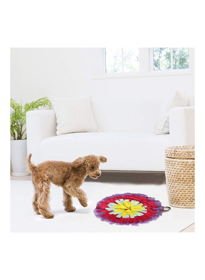 Pet Snuffle Feeding Training Mat Multicolour
