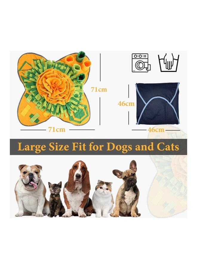 XiuWoo Pet Snuffle Feeding Mat Multicolour 41 x 41cm - Image 2