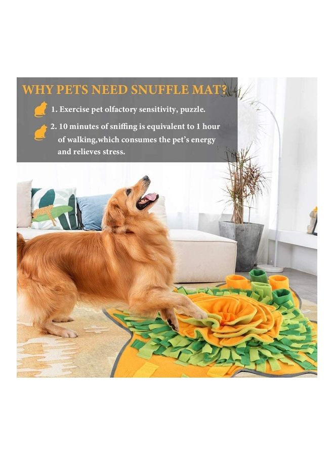 XiuWoo Pet Snuffle Feeding Mat Multicolour 41 x 41cm - Image 3