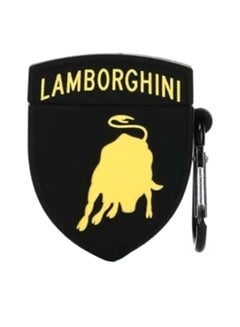 Lamborghini Silicone Apple AirPods Case Black/Yellow