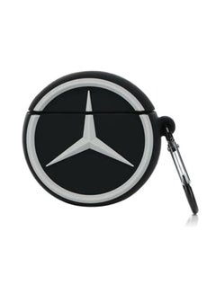 Mercedes Benz Luxury Car Apple AirPods Case Black/White