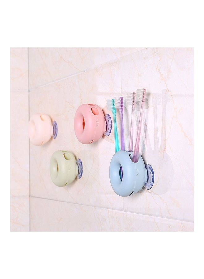 Generic Creative Donut Hole Toothbrush Holder Blue 8.5 x 4.3 x 4.3cm  - Image 1