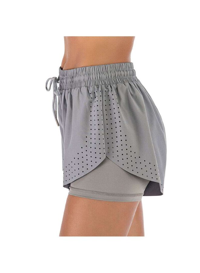 Quick Dry Sport Shorts Grey - Image 2