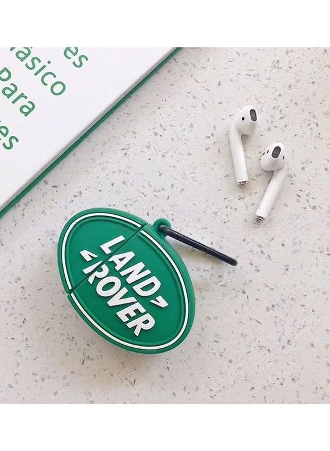 Generic - Land Rover Silicone Apple AirPods Case Green - Image 1