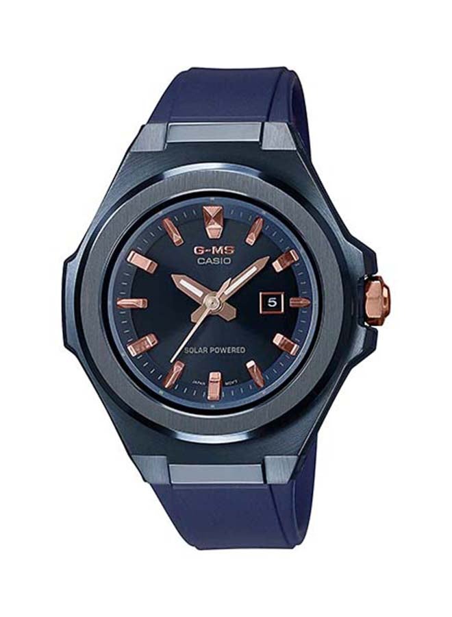 جي شوك ساعة يد جي-شوك رقمية وبعقارب وبسوار من الراتنج طراز MSG-S500G-2A2DR للنساء  - Image 1